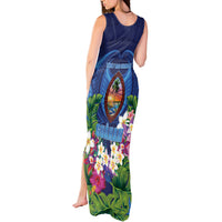 Guam Liberation Day Tank Maxi Dress Pas Para I Chamoru LT05 - Polynesian Pride