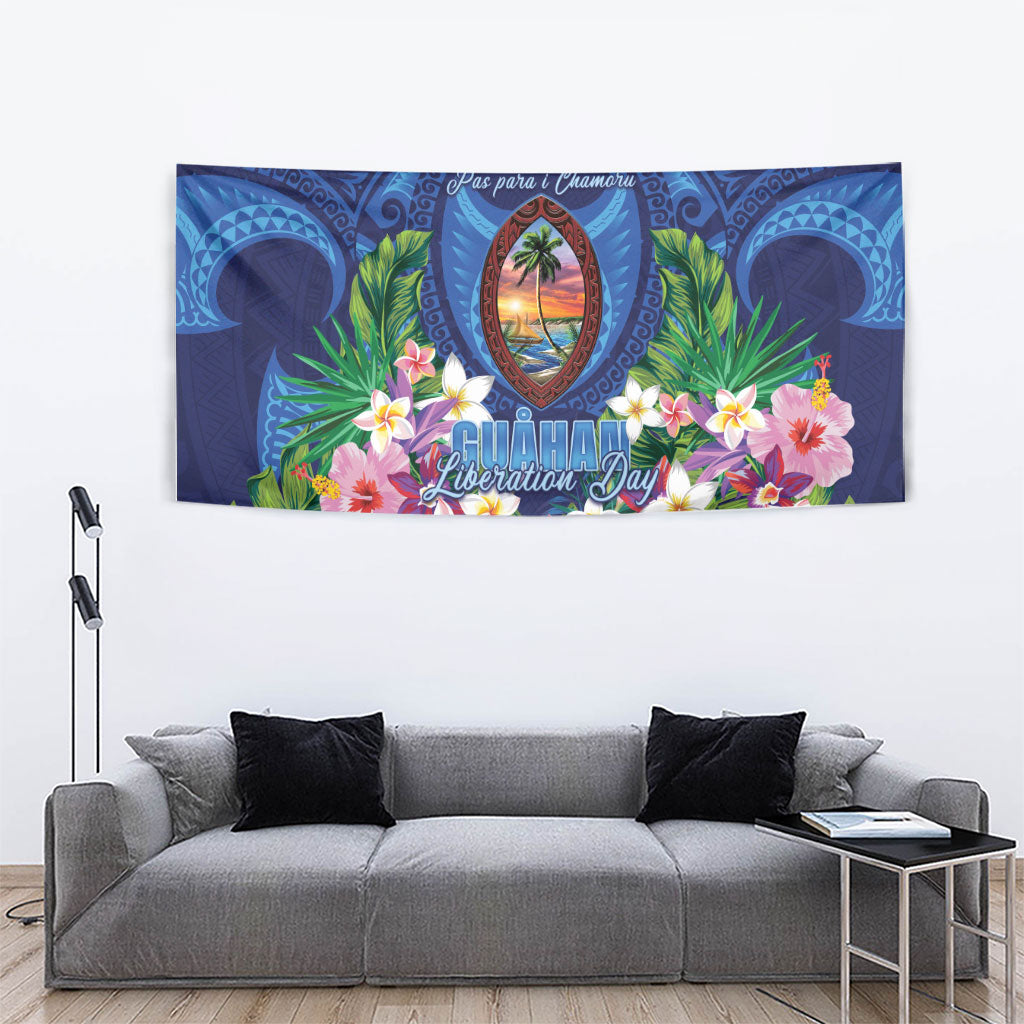 Guam Liberation Day Tapestry Pas Para I Chamoru LT05 - Polynesian Pride