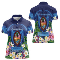 Guam Liberation Day Women Polo Shirt Pas Para I Chamoru LT05 - Polynesian Pride