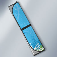 New Zealand Birds Christmas Auto Sun Shade Pohutukawa Xmas Tree LT05 - Polynesian Pride