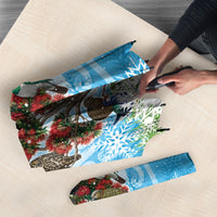 New Zealand Birds Christmas Umbrella Pohutukawa Xmas Tree LT05 - Polynesian Pride