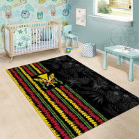 Hawaii Lei Kanaka Maoli Flag Area Rug Tropical Vibes LT05 - Polynesian Pride