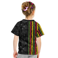Hawaii Lei Kanaka Maoli Flag Kid T Shirt Tropical Vibes LT05 - Polynesian Pride