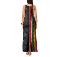 Hawaii Lei Kanaka Maoli Flag Tank Maxi Dress Tropical Vibes LT05 - Polynesian Pride