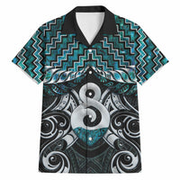 New Zealand Maori Hawaiian Shirt Poutama Pikorua - Single Twist Paua Shell