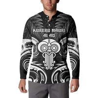 New Zealand Te Reo Maori Button Sweatshirt Korero Maori Ai Au