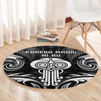 New Zealand Te Reo Maori Round Carpet Korero Maori Ai Au LT05 - Polynesian Pride