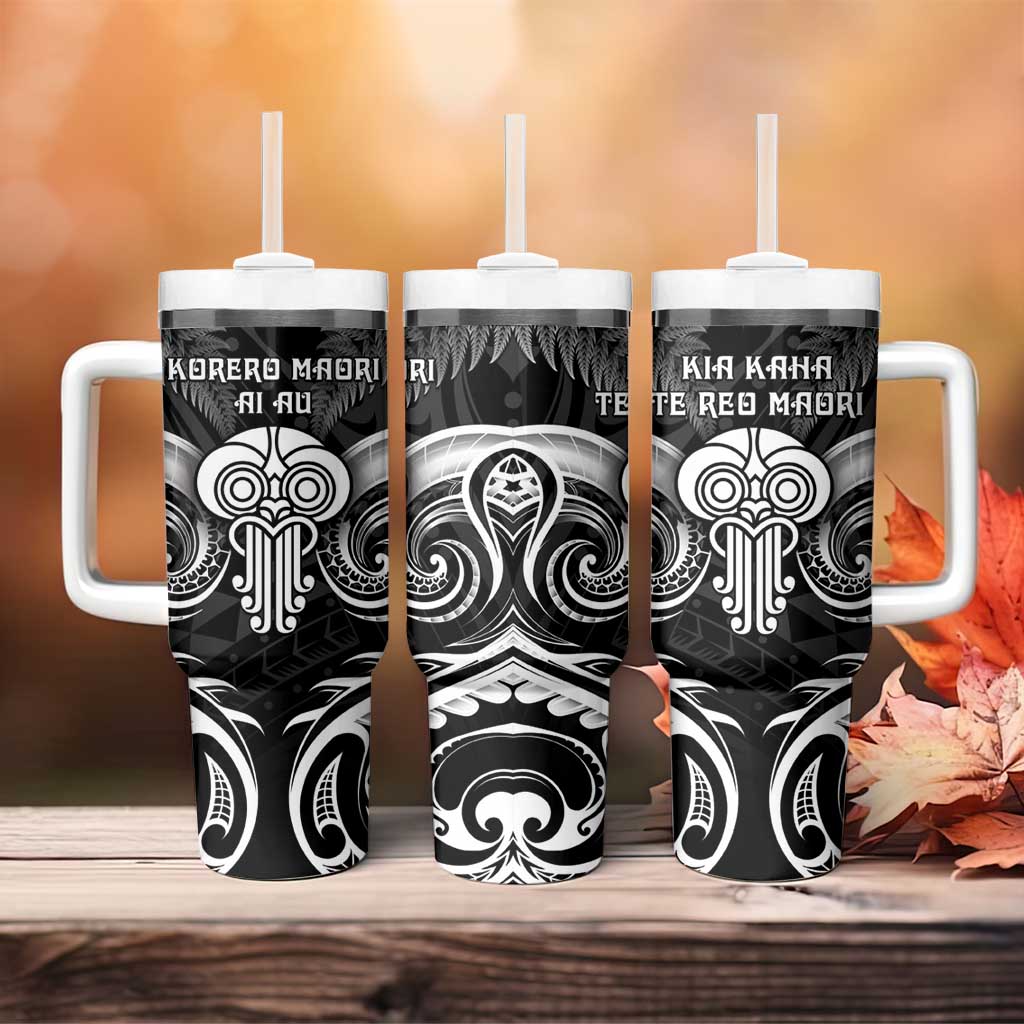 New Zealand Te Reo Maori Tumbler With Handle Korero Maori Ai Au