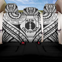 New Caledonia Day Back Car Seat Cover Polynesian Curves White Color - Polynesian Pride