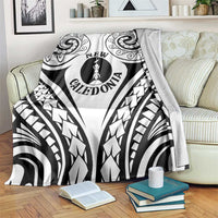 New Caledonia Day Blanket Polynesian Curves White Color - Polynesian Pride
