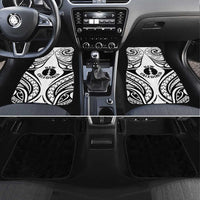 New Caledonia Day Car Mats Polynesian Curves White Color - Polynesian Pride
