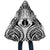 New Caledonia Day Cloak Polynesian Curves White Color - Polynesian Pride