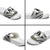 New Caledonia Day Slide Sandals Polynesian Curves White Color - Polynesian Pride