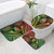 New Caledonia Day Bathroom Set Polynesian Curves Reggae Color - Polynesian Pride