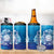 Marshall Islands Manit Day 4 in 1 Can Cooler Tumbler Tribal Dolphin With Marshall Seal - Polynesian Pride