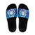 Marshall Islands Manit Day Slide Sandals Tribal Dolphin With Marshall Seal - Polynesian Pride