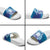 Marshall Islands Manit Day Slide Sandals Tribal Dolphin With Marshall Seal - Polynesian Pride