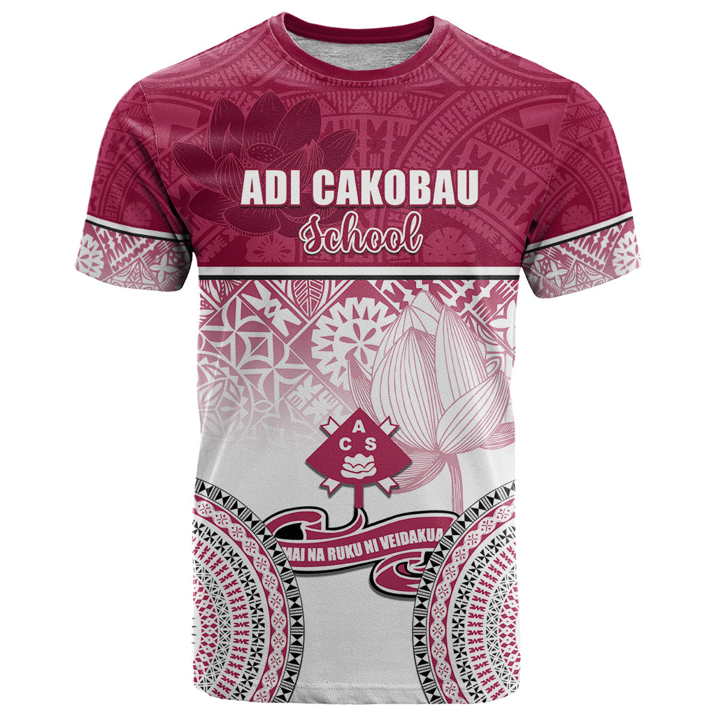 Adi Cakobau School T Shirt 75th Anniversary LT05 Pink - Polynesian Pride