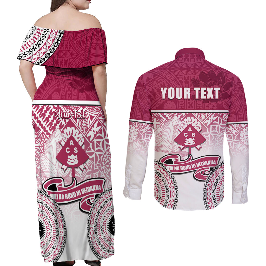 personalized-adi-cakobau-school-couples-matching-off-shoulder-maxi-dress-and-long-sleeve-button-shirts-with-fijian-tapa-pattern