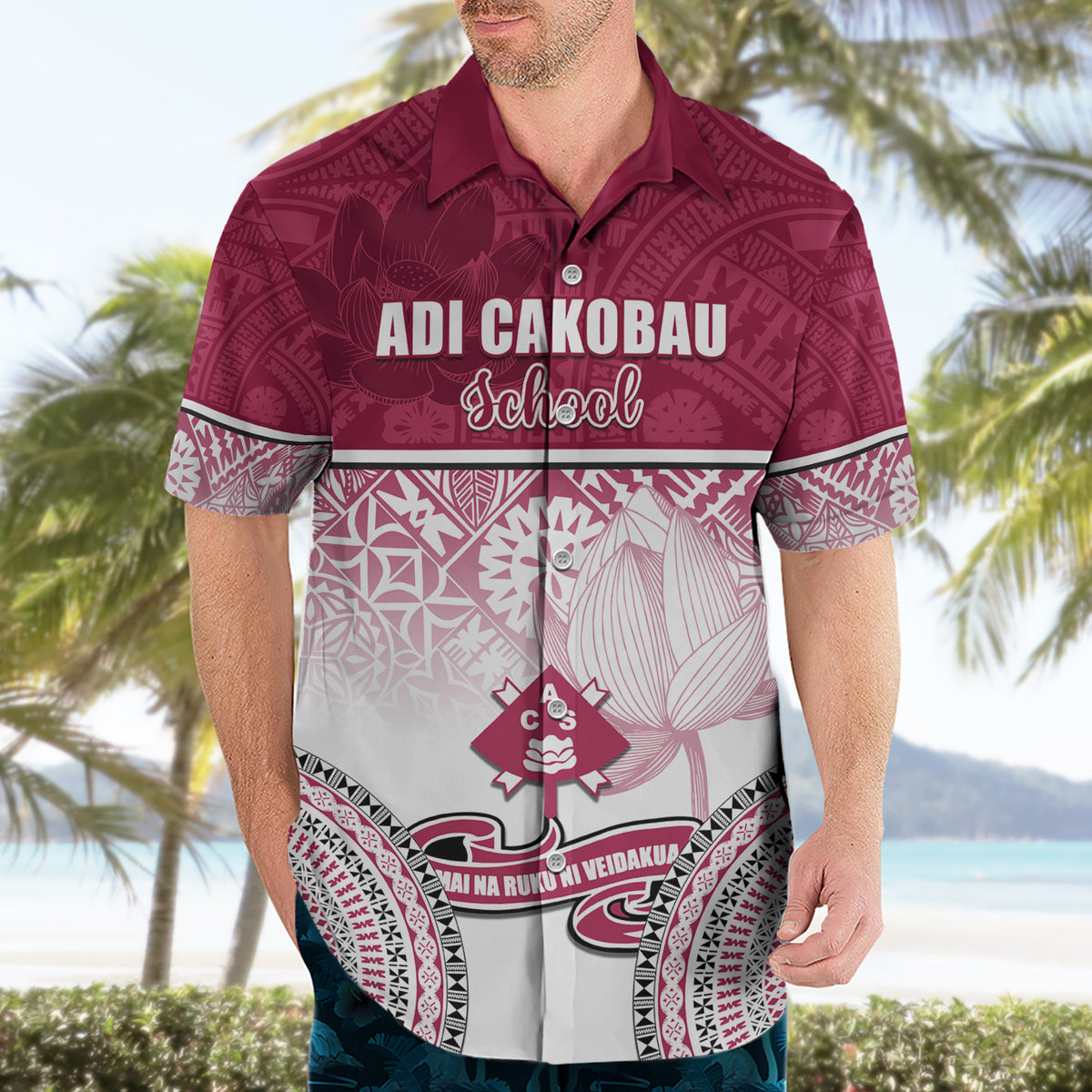 Personalized Adi Cakobau School Hawaiian Shirt With Fijian Tapa Pattern LT05 - Polynesian Pride