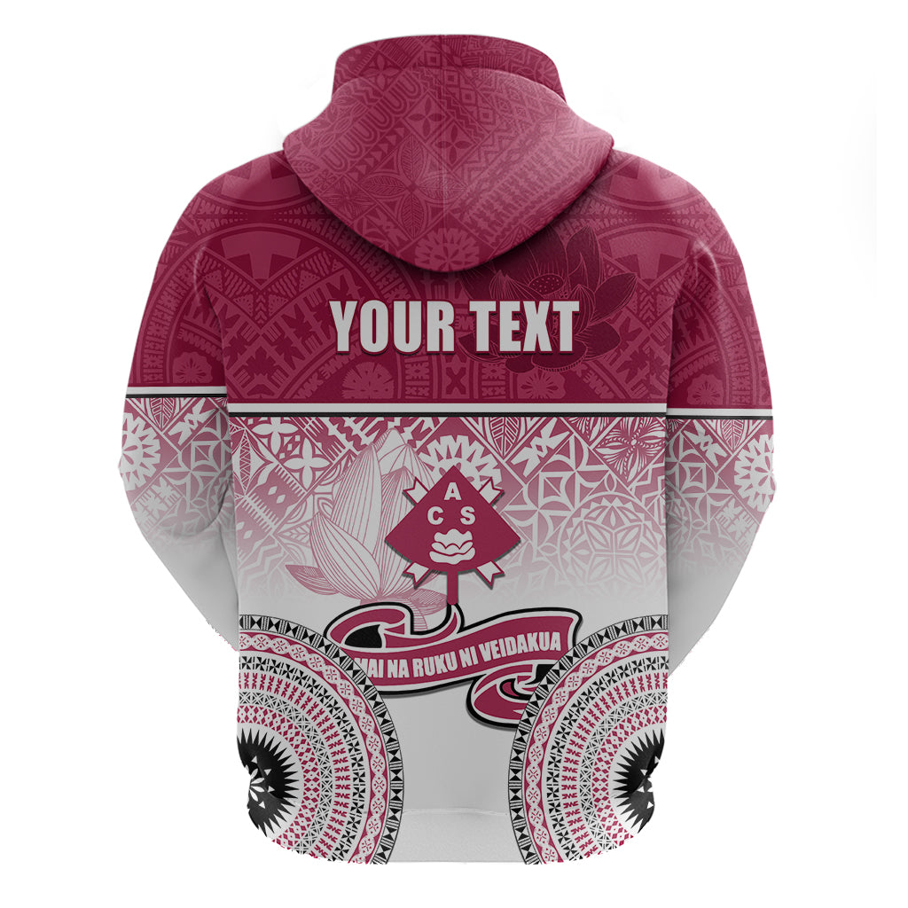 Personalized Adi Cakobau School Hoodie With Fijian Tapa Pattern LT05 - Polynesian Pride