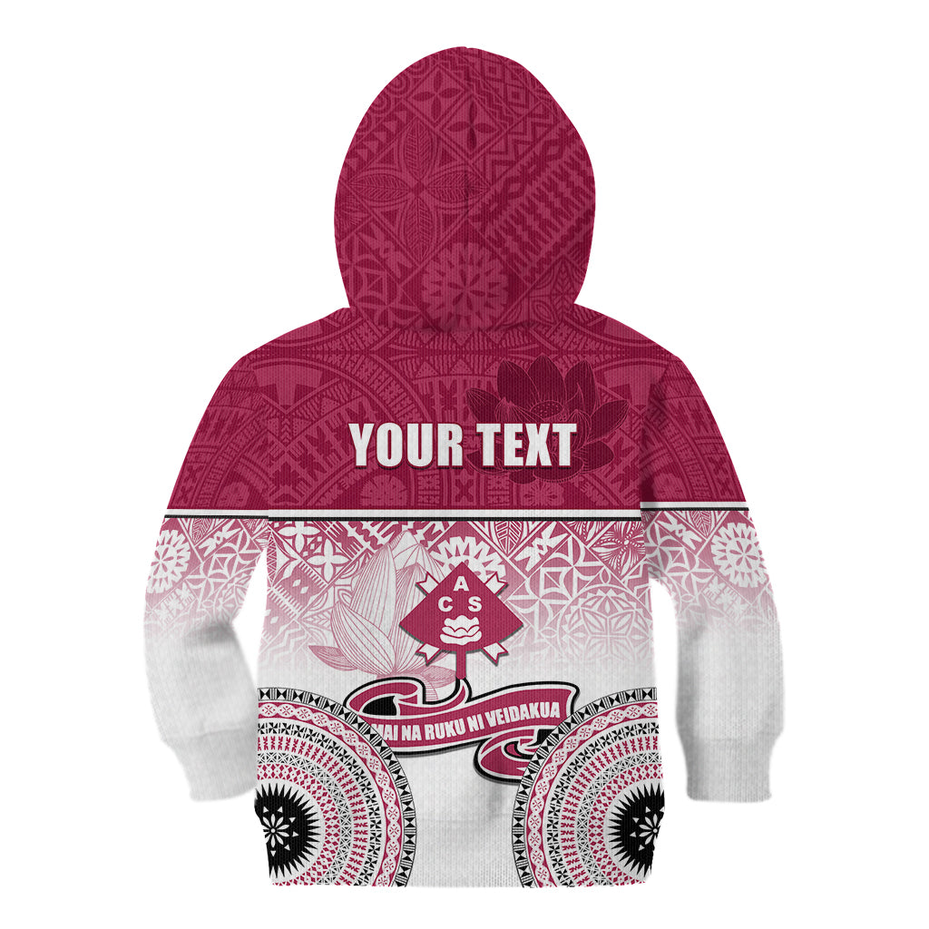 Personalized Adi Cakobau School Kid Hoodie With Fijian Tapa Pattern LT05 - Polynesian Pride