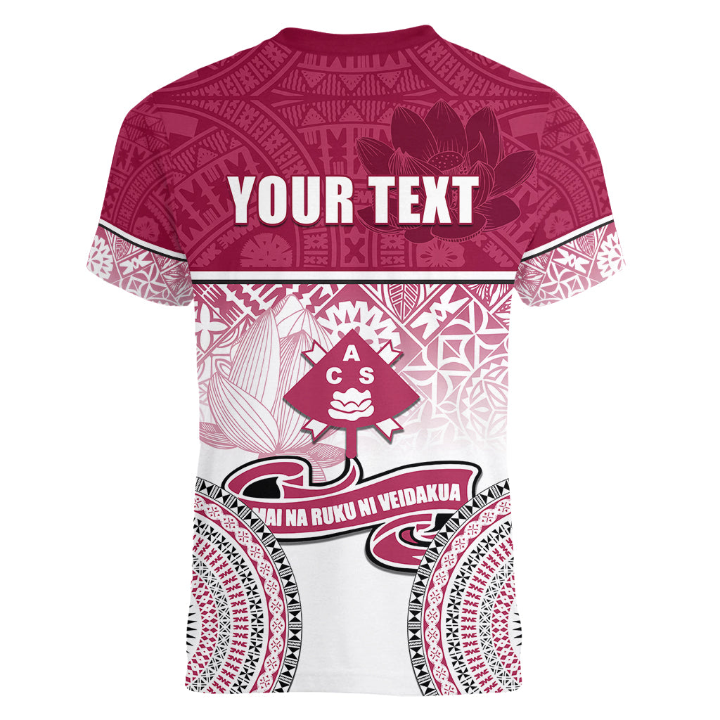 personalized-adi-cakobau-school-women-v-neck-t-shirt-with-fijian-tapa-pattern