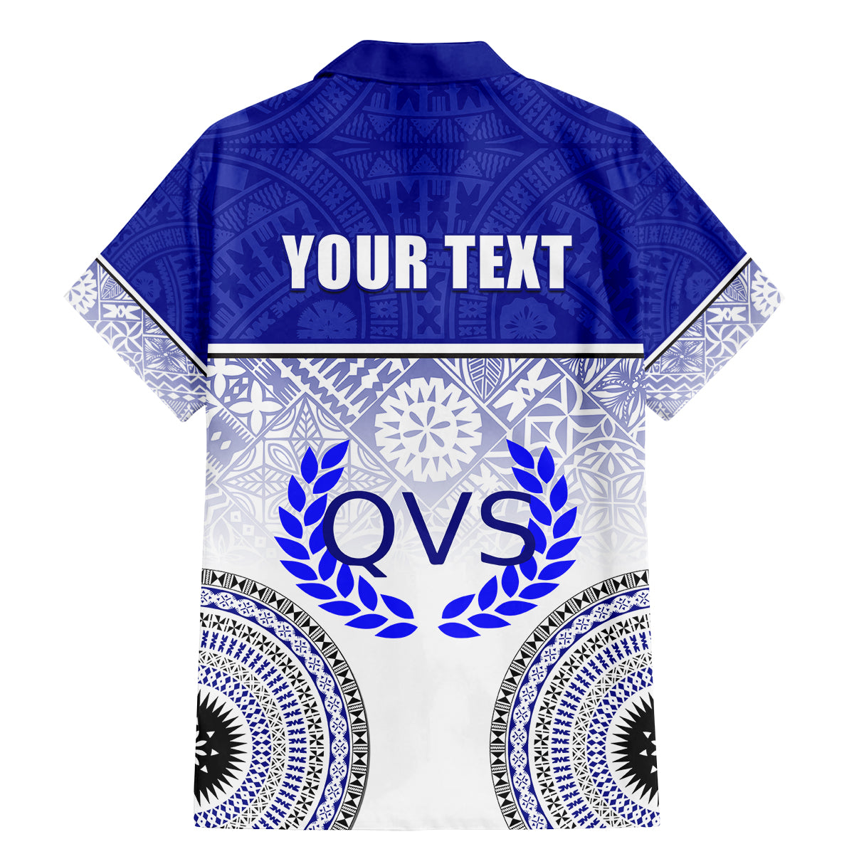 Personalized Queen Victoria School Family Matching Mermaid Dress and Hawaiian Shirt With Fijian Tapa Pattern LT05 - Polynesian Pride