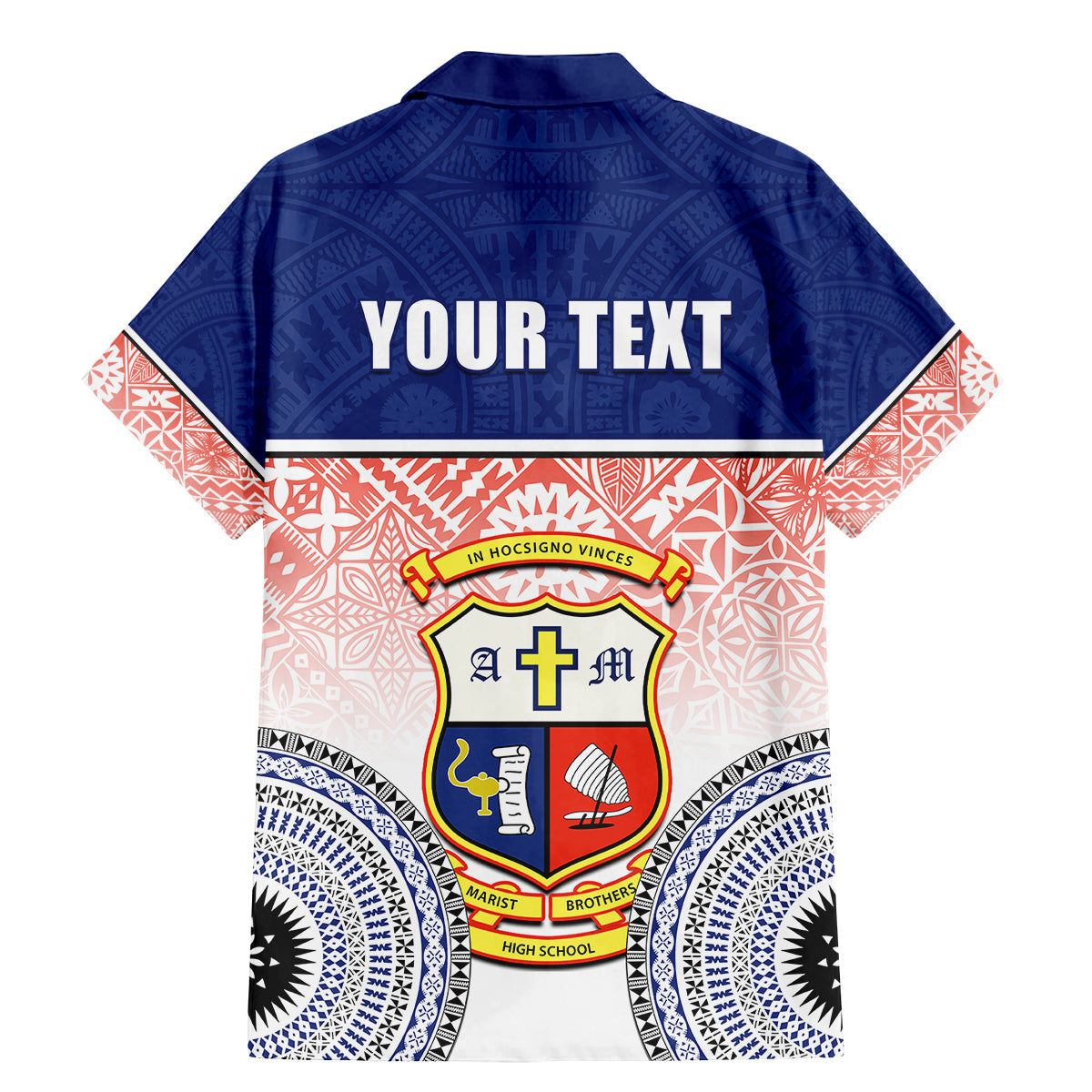 Personalized Marist Brothers High School Family Matching Mermaid Dress and Hawaiian Shirt With Fijian Tapa Pattern LT05 - Polynesian Pride