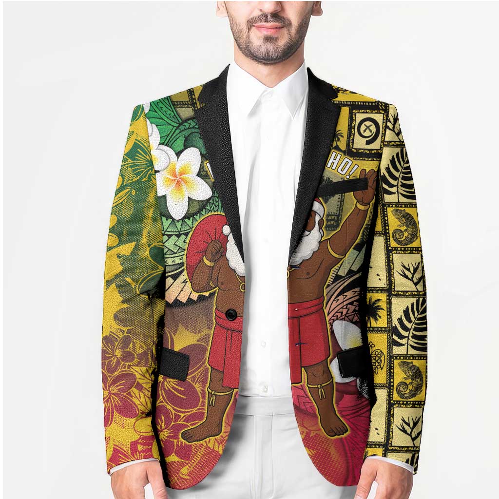 Vanuatu Christmas Blazer Ni-Van Santa Retro Style - Polynesian Pride