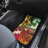 Vanuatu Christmas Car Mats Ni-Van Santa Retro Style - Polynesian Pride