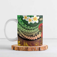 Vanuatu Christmas Ceramic Mug Ni-Van Santa Retro Style - Polynesian Pride