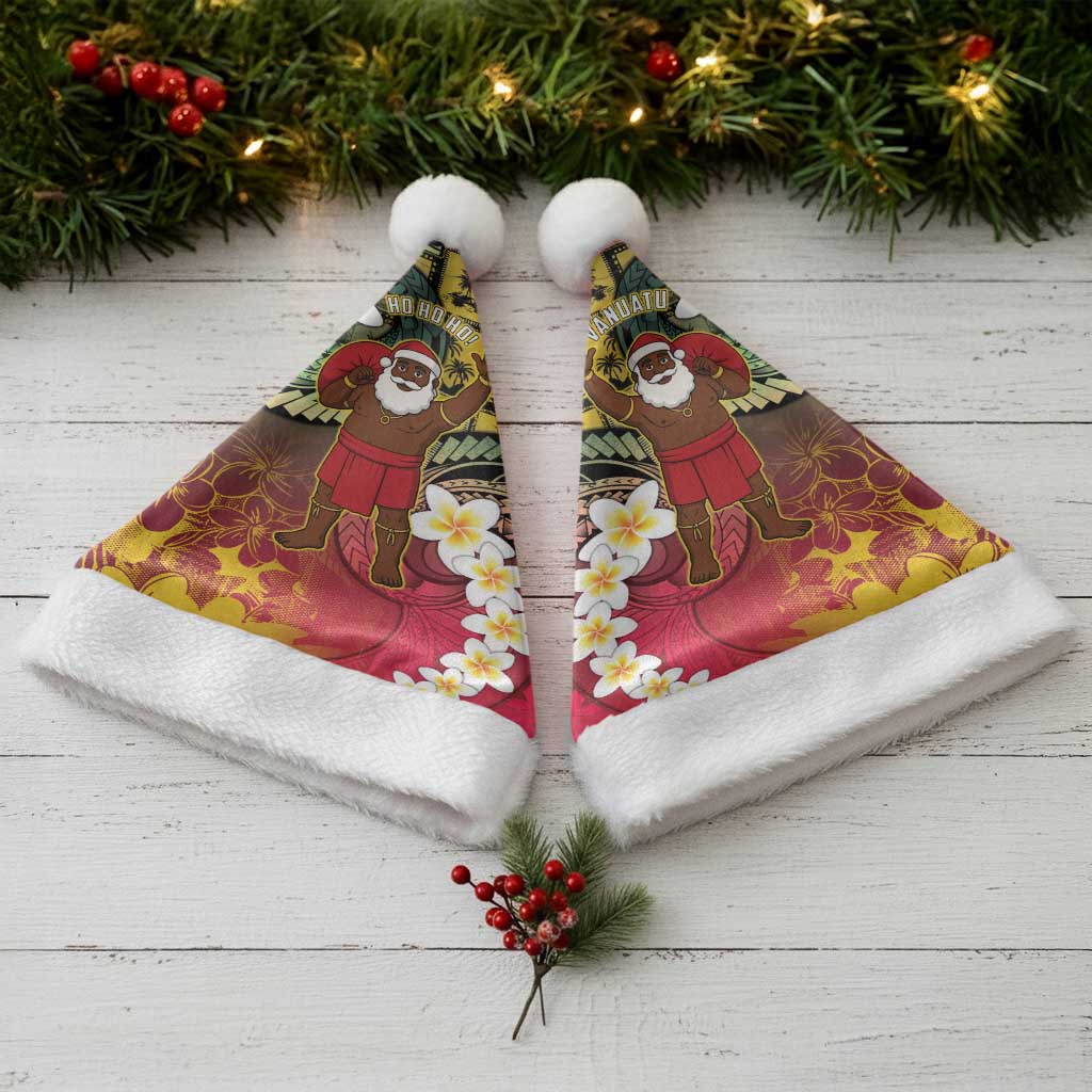 Vanuatu Christmas Santa Hat Ni-Van Santa Retro Style - Polynesian Pride