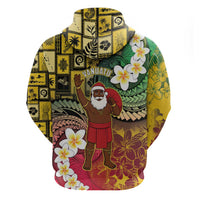 Vanuatu Christmas Hoodie Ni-Van Santa Retro Style - Polynesian Pride