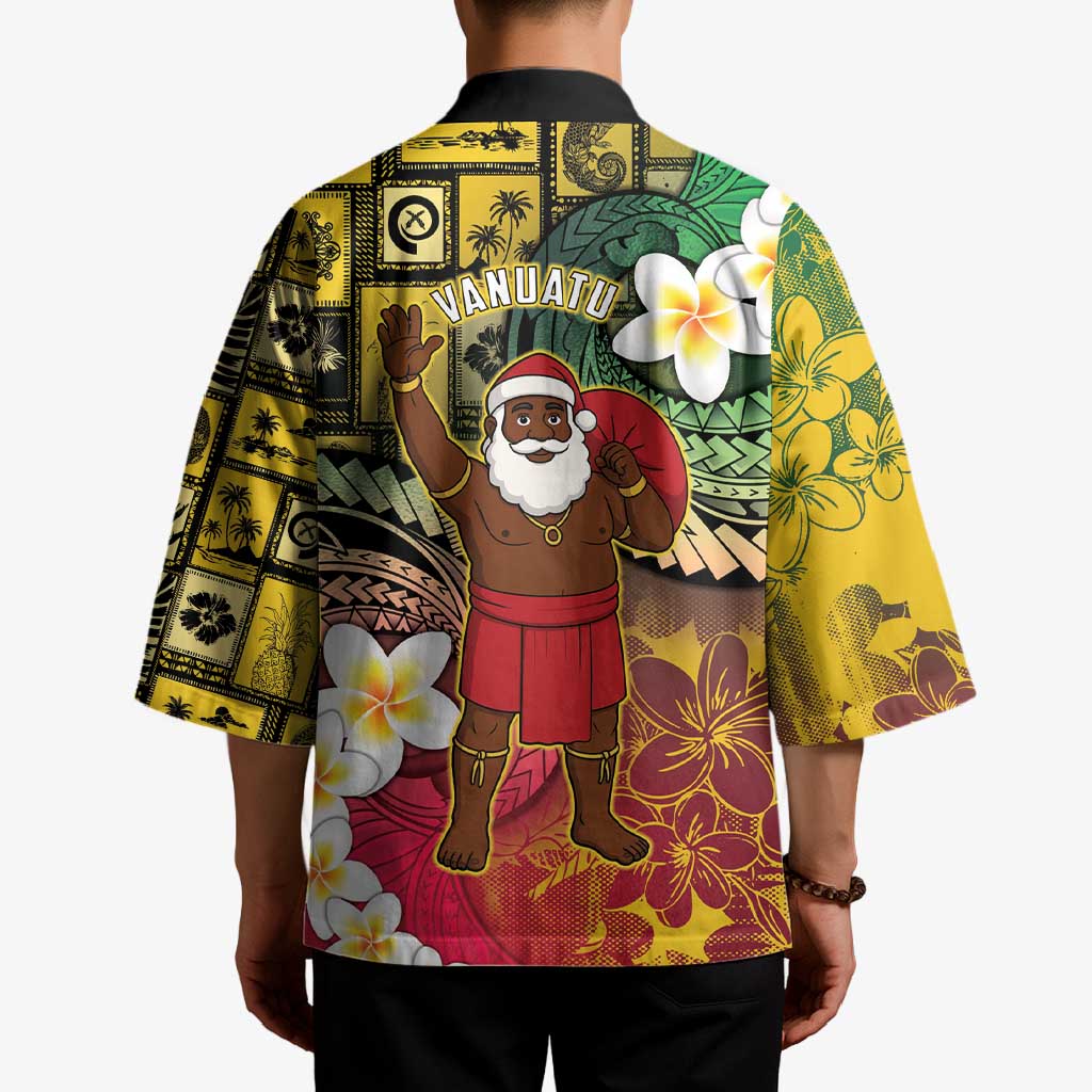 Vanuatu Christmas Kimono Ni-Van Santa Retro Style - Polynesian Pride