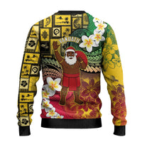 Vanuatu Christmas Ugly Christmas Sweater Ni-Van Santa Retro Style - Polynesian Pride