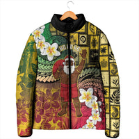 Vanuatu Christmas Padded Jacket Ni-Van Santa Retro Style - Polynesian Pride