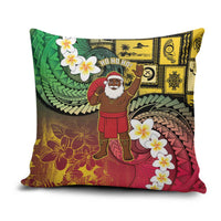 Vanuatu Christmas Pillow Cover Ni-Van Santa Retro Style - Polynesian Pride
