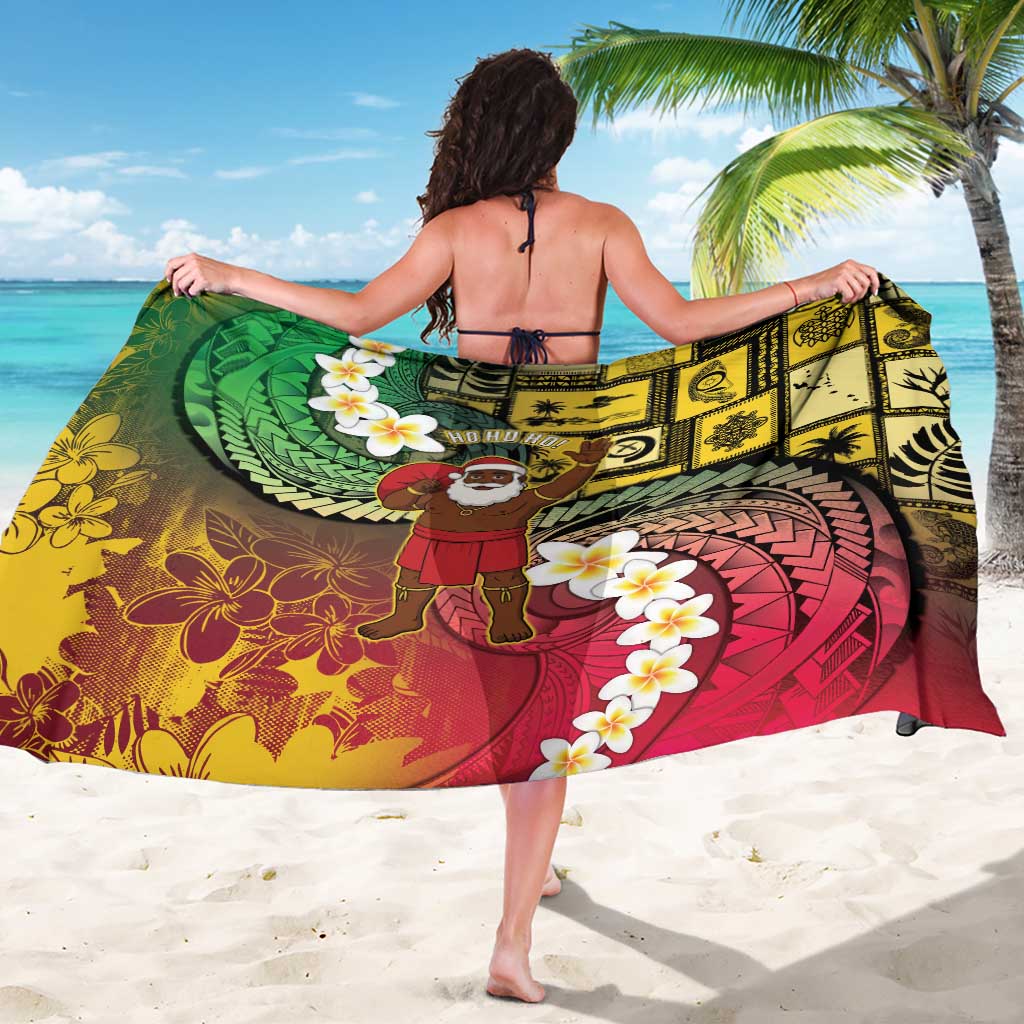 Vanuatu Christmas Sarong Ni-Van Santa Retro Style - Polynesian Pride