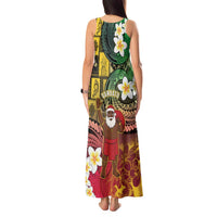 Vanuatu Christmas Tank Maxi Dress Ni-Van Santa Retro Style - Polynesian Pride