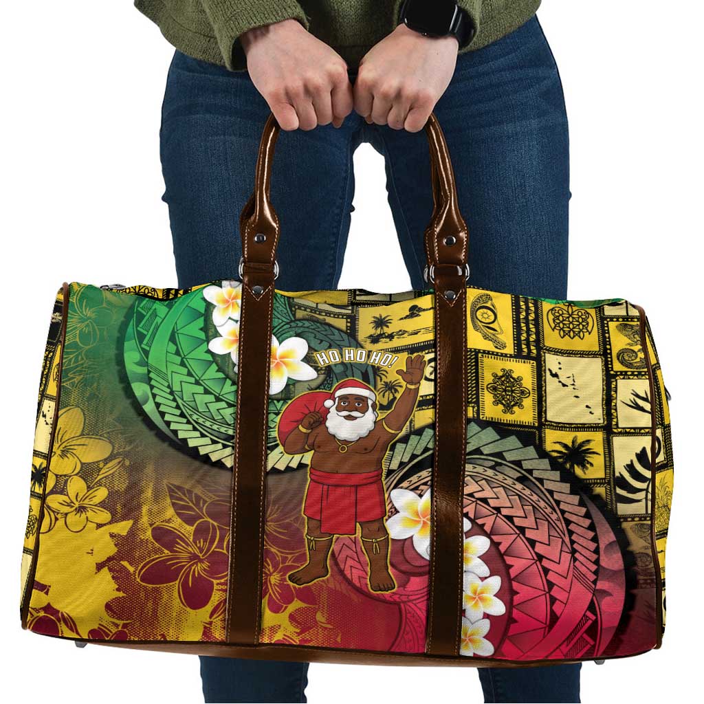 Vanuatu Christmas Travel Bag Ni-Van Santa Retro Style - Polynesian Pride