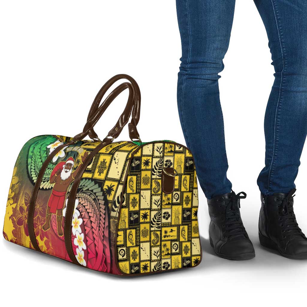 Vanuatu Christmas Travel Bag Ni-Van Santa Retro Style - Polynesian Pride