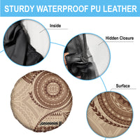 Samoa Siapo Pattern Simple Style Spare Tire Cover LT05 - Polynesian Pride