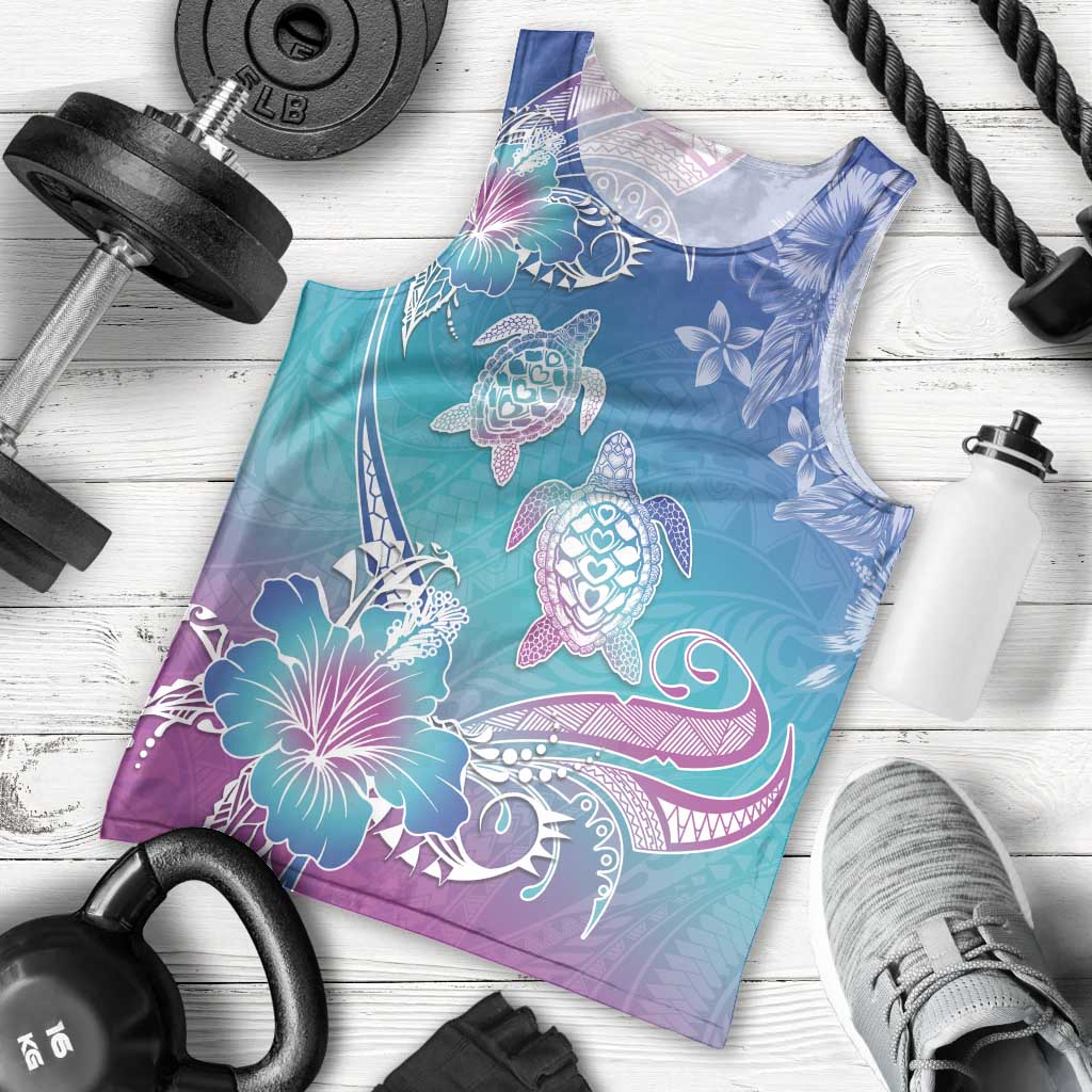 Polynesia Sea Turtle Couple Men Tank Top Love Is Life