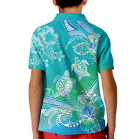 Polynesia Sea Turtle Couple Kid Polo Shirt I Am Turtley In Love With You LT05 - Polynesian Pride