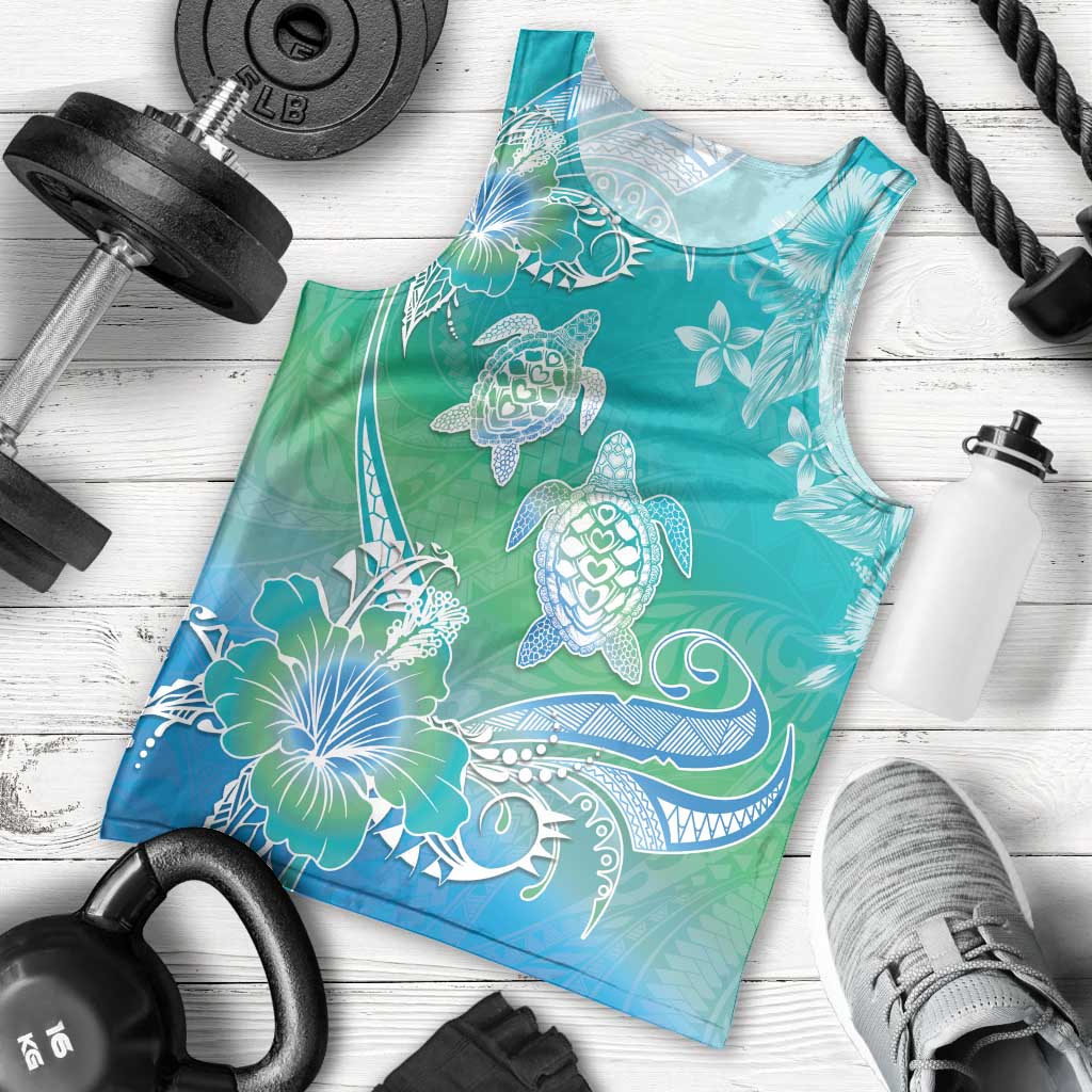 Polynesia Sea Turtle Couple Men Tank Top I Am Turtley In Love With You