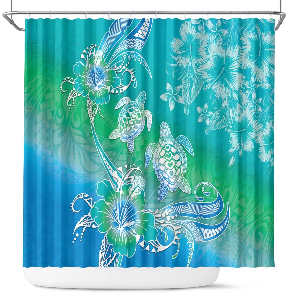 Polynesia Sea Turtle Couple Shower Curtain I Am Turtley In Love With You