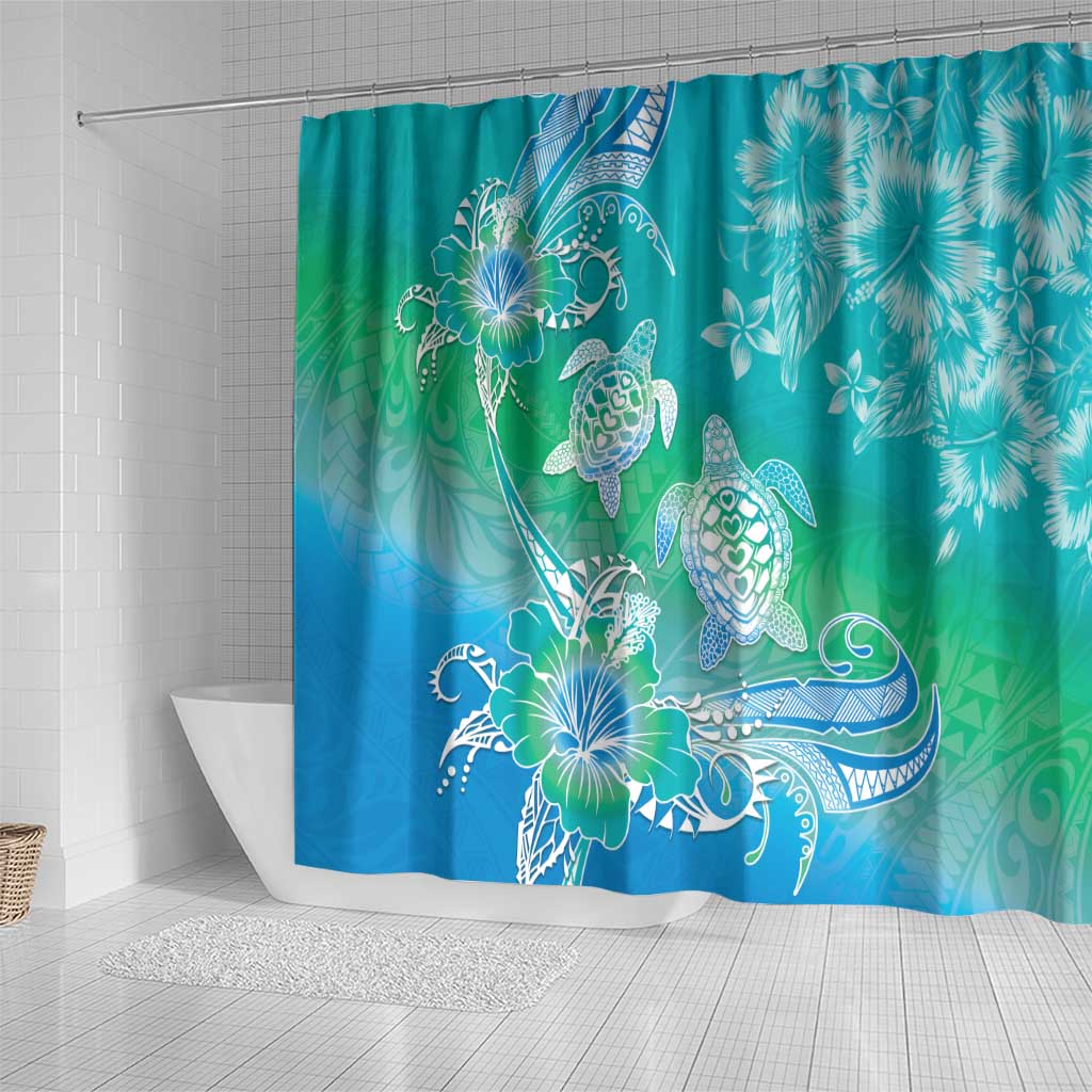 Polynesia Sea Turtle Couple Shower Curtain I Am Turtley In Love With You