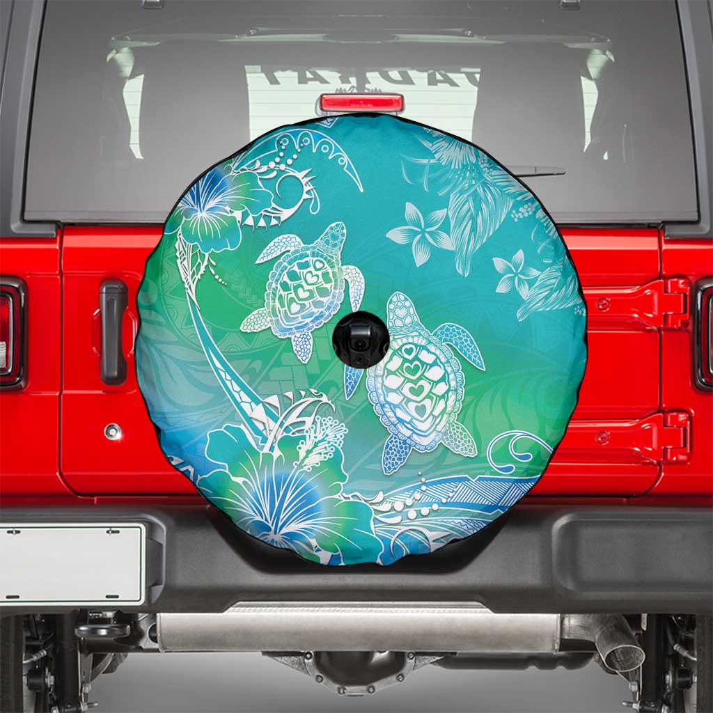 Polynesia Sea Turtle Couple Spare Tire Cover I Am Turtley In Love With You