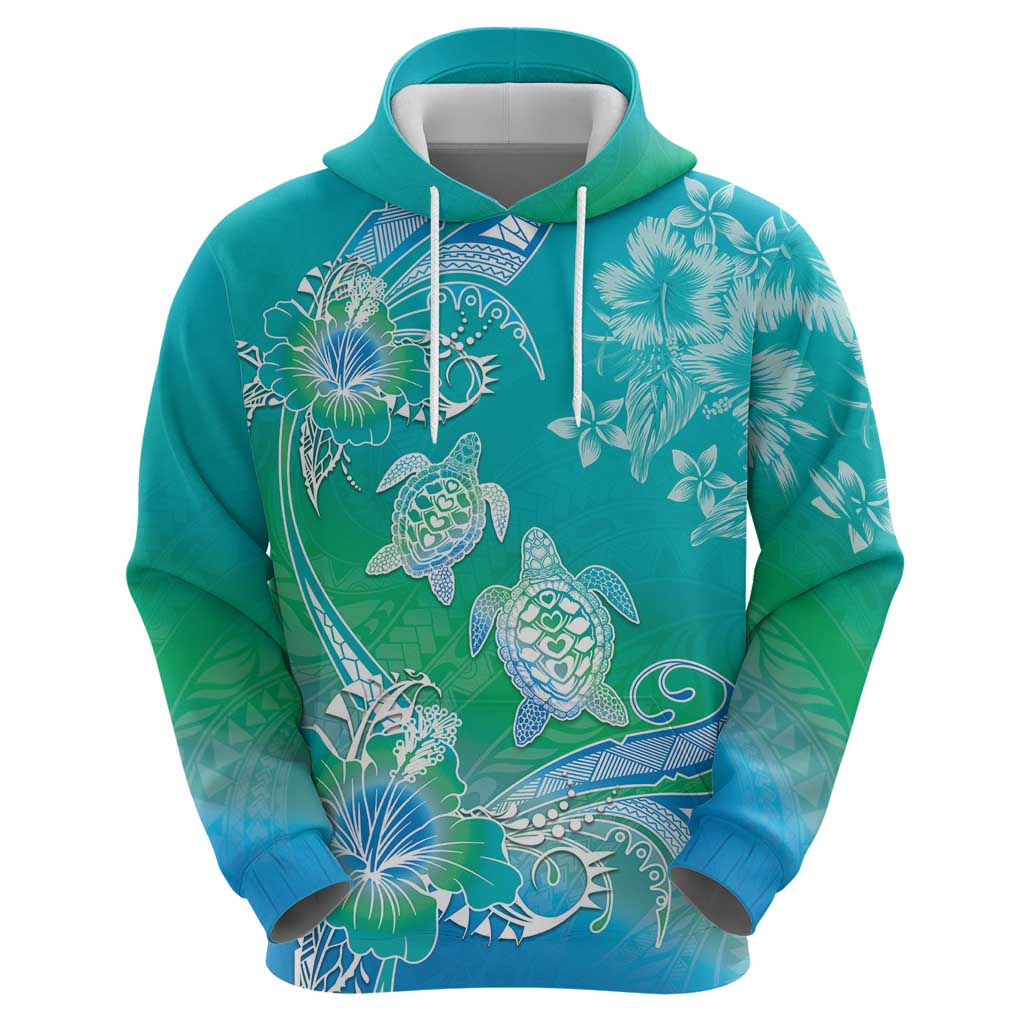Polynesia Sea Turtle Couple Zip Hoodie I Am Turtley In Love With You